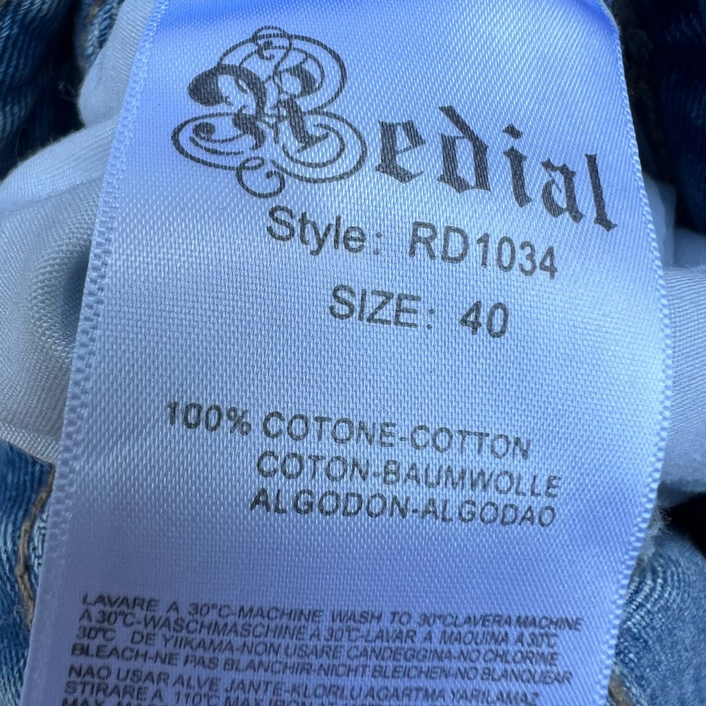 REDIAL Nasty Gal Paris Denim Women’s Skirt Sz 40 Euro Women’s 8-10 NWT NEW - Picture 9 of 9